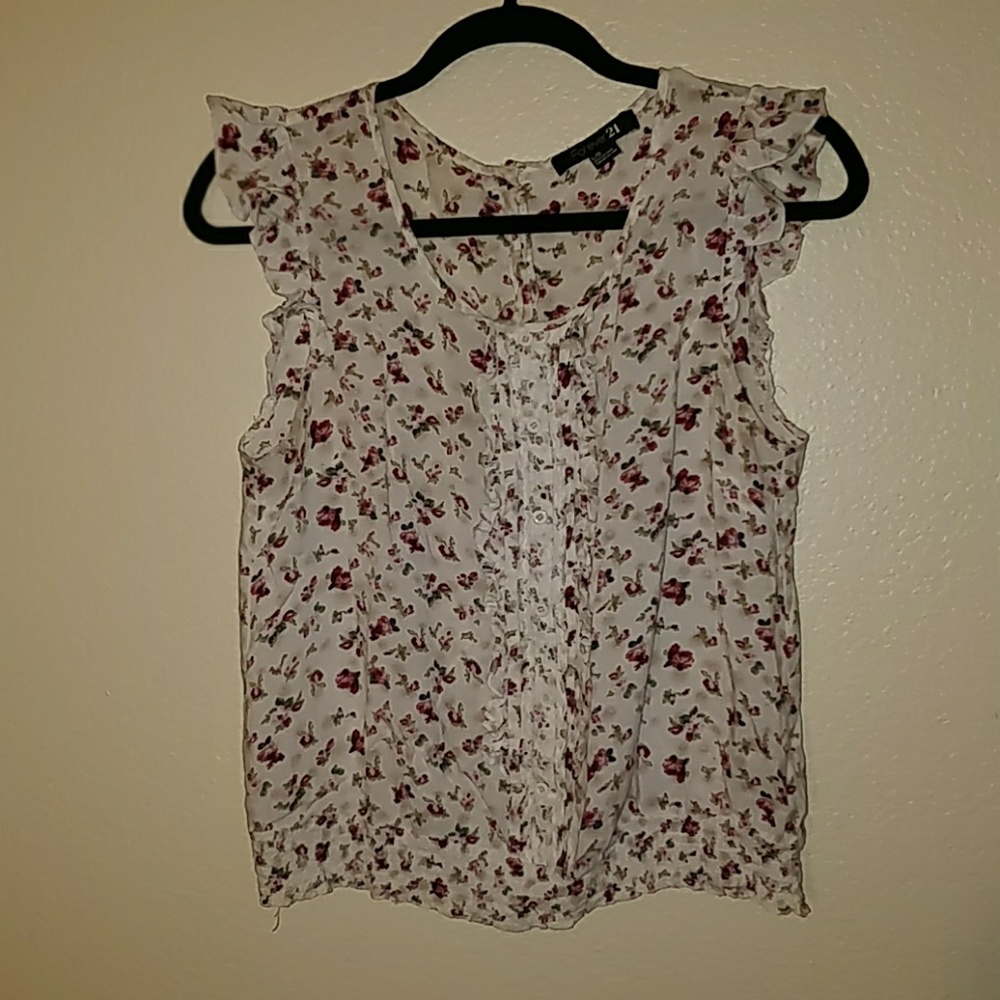 🌸flower blouse